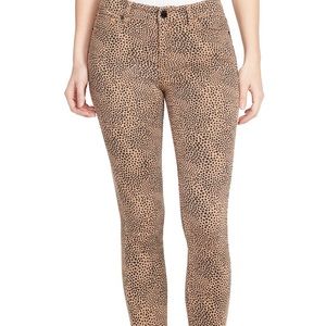 William Rast Perfect Animal Dot Skinny Jean 30